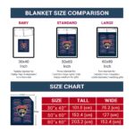 florida panthers fan pride red blanket trendy