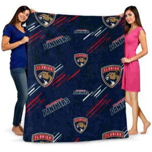 florida panthers fan spirit red blanket fashion forward
