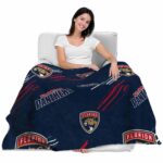 florida panthers fan spirit red blanket best selling
