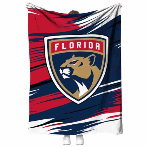 florida panthers paint streaks red white blanket best selling