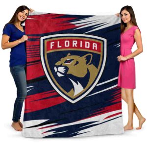 florida panthers paint streaks red white blanket fashion forward