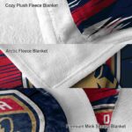 florida panthers paint streaks red white blanket premium grade