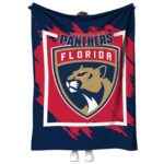 florida panthers splatter effect red blanket best selling