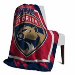 florida panthers splatter effect red blanket top rated