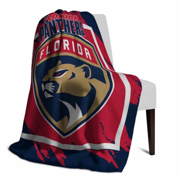 florida panthers splatter effect red blanket top rated