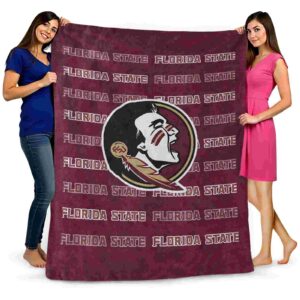 florida state seminoles fan pride garnet blanket fashion forward