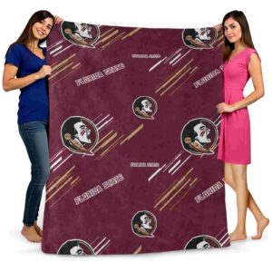 florida state seminoles fan spirit garnet blanket fashion forward