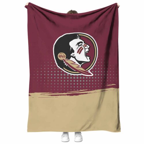 florida state seminoles gradient dots garnet blanket best selling
