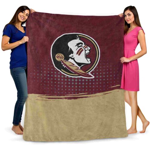 florida state seminoles gradient dots garnet blanket fashion forward