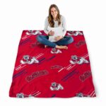 fresno state bulldogs fan spirit red blanket best selling