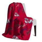 fresno state bulldogs fan spirit red blanket best selling