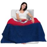 fresno state bulldogs gradient dots red blanket latest model