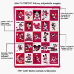 fresno state bulldogs mickey minnie red white blanket best selling