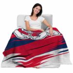 fresno state bulldogs paint streaks red white blanket best selling