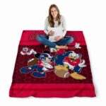 fresno state bulldogs three musketeers red blanket best selling