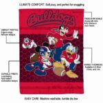 fresno state bulldogs three musketeers red blanket best selling