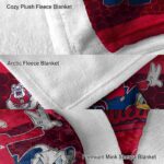 fresno state bulldogs three musketeers red blanket best selling