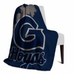 georgetown hoyas grunge texture blue blanket top rated