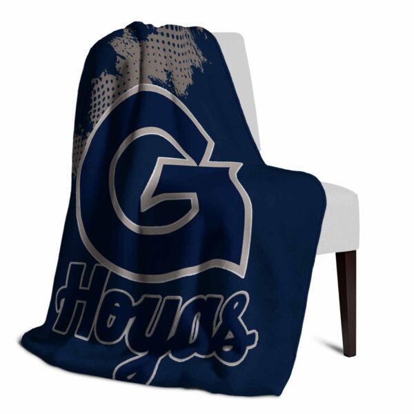 georgetown hoyas grunge texture blue blanket top rated
