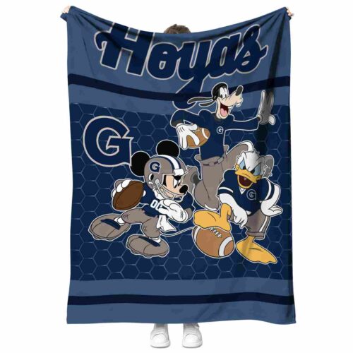 georgetown hoyas three musketeers blue blanket best selling