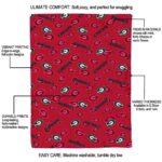 georgia bulldogs diehard fans red blanket new arrival