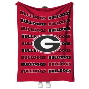georgia bulldogs fan pride red blanket best selling