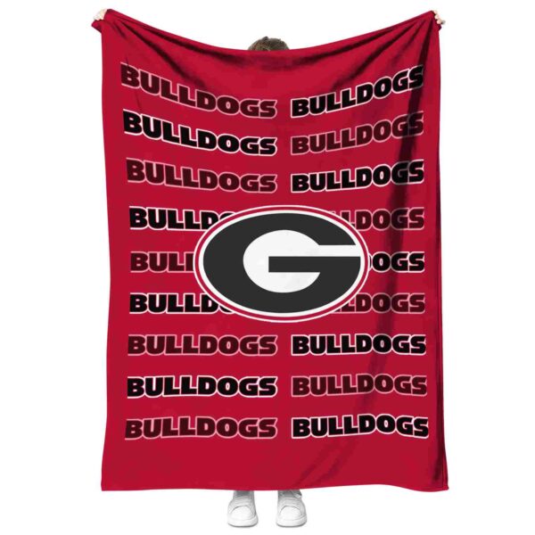 georgia bulldogs fan pride red blanket best selling