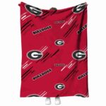 georgia bulldogs fan spirit red blanket best selling