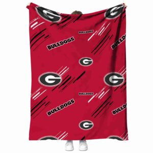 georgia bulldogs fan spirit red blanket best selling