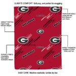 georgia bulldogs fan spirit red blanket new arrival