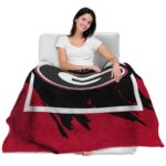 georgia bulldogs splatter effect red blanket latest model