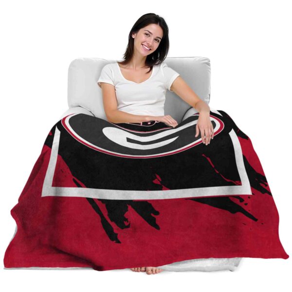 georgia bulldogs splatter effect red blanket latest model