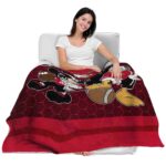 georgia bulldogs three musketeers red blanket latest model