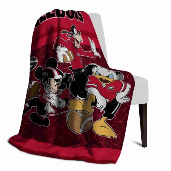 georgia bulldogs three musketeers red blanket top rated
