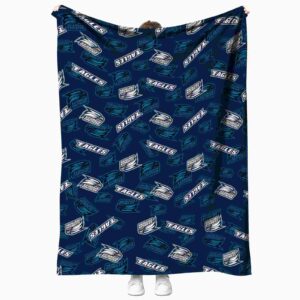 georgia southern eagles diehard fans blue blanket best selling