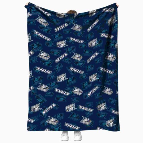 georgia southern eagles diehard fans blue blanket best selling