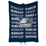 georgia southern eagles fan pride blue blanket best selling