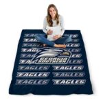 georgia southern eagles fan pride blue blanket high quality
