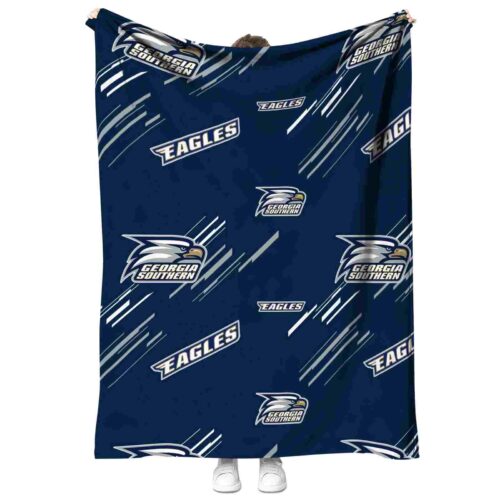 georgia southern eagles fan spirit blue blanket best selling