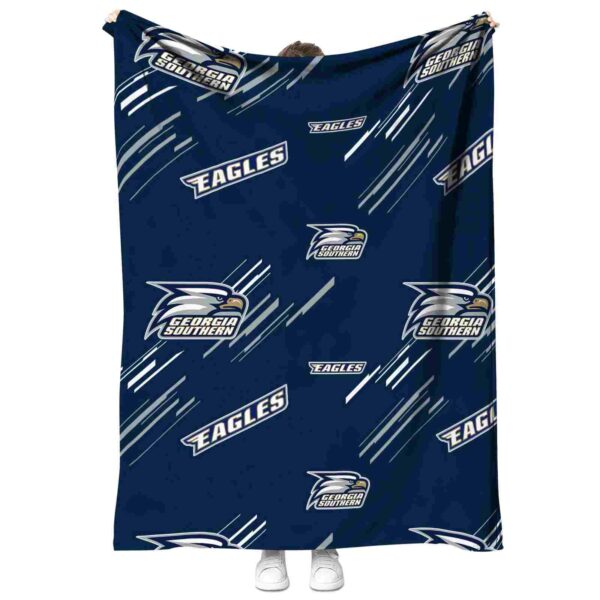 georgia southern eagles fan spirit blue blanket best selling
