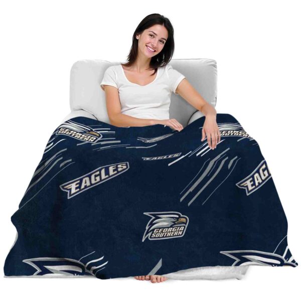 georgia southern eagles fan spirit blue blanket latest model