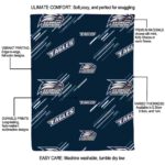 georgia southern eagles fan spirit blue blanket new arrival