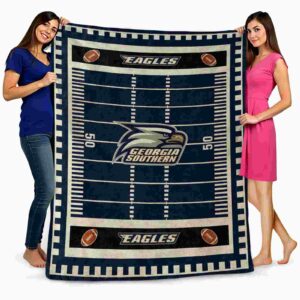 georgia southern eagles football field blue blanket fashion forward