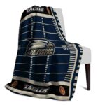 georgia southern eagles football field blue blanket top rated