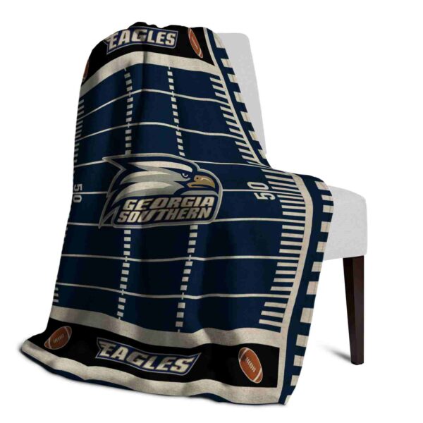 georgia southern eagles football field blue blanket top rated