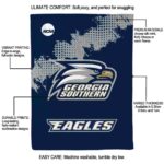 georgia southern eagles grunge texture blue blanket new arrival
