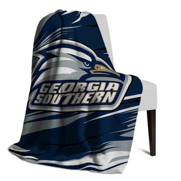 georgia southern eagles paint streaks blue white blanket top rated