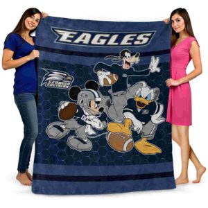 georgia southern eagles three musketeers blue blanket fashion forward