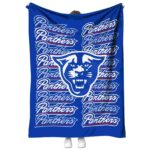 georgia state panthers fan pride blue blanket best selling