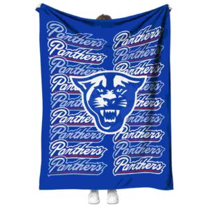 georgia state panthers fan pride blue blanket best selling